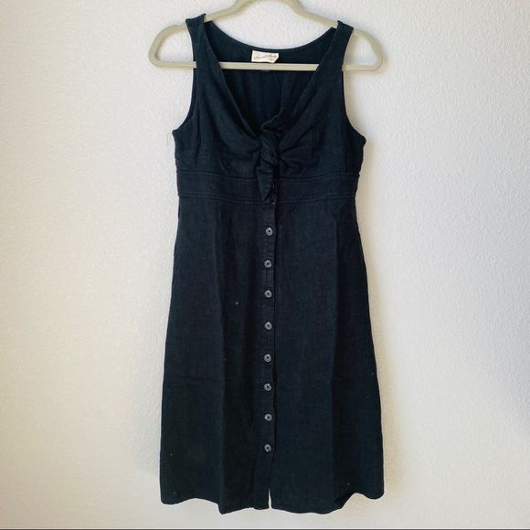 Universal Thread Button Down Tie Knot Dress Sz M - Picture 2 of 8